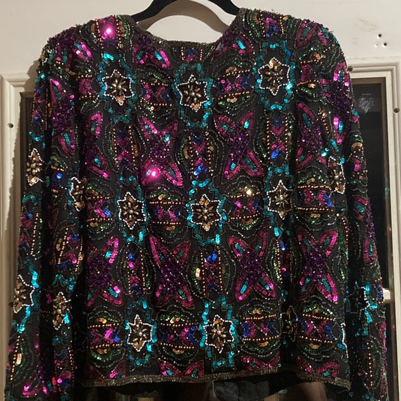 Embellished Multicolor Jacket - Picture 3 of 3